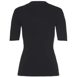 LASCANA Kurzarmpullover Schwarz 36/38