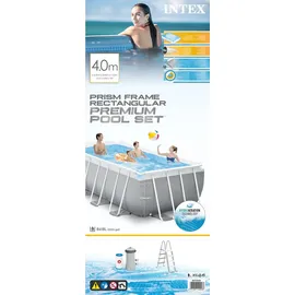 Intex Prism Frame Pool Set 400 x 200 x 122 cm inkl. Filterpumpe