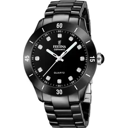 Festina Quarz Damen Keramik F20723/2 - schwarz - 38mm