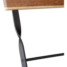 Relaxdays Gartenstuhl 84 x 42 x 44 cm naturfarben 4 St.