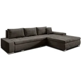 ax living Eckcouch 2-Sitzer Braun