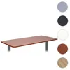 Tischplatte HWC-D40 f√or Schreibtische, Schreibtischplatte, 160x80cm MVG-zertifiziert ~ natur