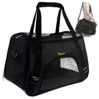 Purlov Katzenbox Hundetransporter Transporttasche faltbar Katzenbox Reisebox 20940