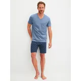 CALIDA Relax Imprint 2 Pyjama-Shorts Blau L (52/54)