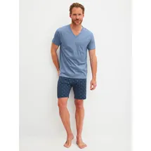 CALIDA Relax Imprint 2 Pyjama-Shorts Blau L (52/54)