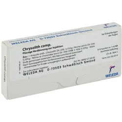 Chrysolith compositus Ampullen