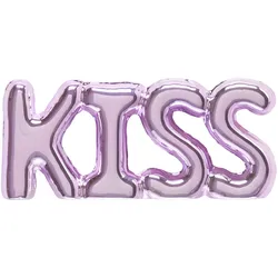 Dekoschriftzug Kiss Pink