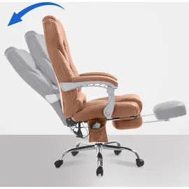 CLP Pacific Kunstleder mit Massagefunktion V2 hellbraun