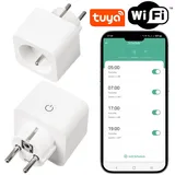 Intelligente WiFi Steckdose mit Energiemessung Smart Home Tuya Alexa App WOOX