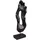 deluke Deko-Skulptur NOÉ Teak Schwarz 78x14x33cm Dekoration Wohnzimmer Büro
