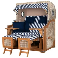 Mr. Deko bene living Strandkorb Komplettset Ammersee Grande XL