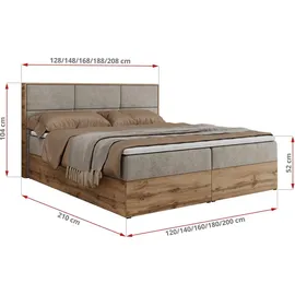 MKS Meble Albero-2 140 x 200 cm H3 Beige