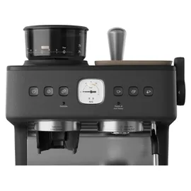 AEG EC8-1-8BP Black Pearl mit Milchaufschäumer und Mahlwerk
