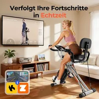 YoSuDa 5 in 1 Heimtrainer Fahrrad schwarz