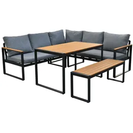 Gardissimo Tosca Ecklounge Aluminium Holzoptik