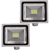 Greenmigo 2X 80W SMD LED Strahler Fluter mit Bewegungsmelder,IP65 Flutlicht Leuchtmittel Baustrahler Scheinwerfer Kaltweiß Wandstrahler Außenstah...