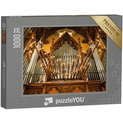 puzzleYOU Puzzle Orgel in einer Kirche, 1000 Puzzleteile, puzzleYOU-Kollektionen Musik, Menschen