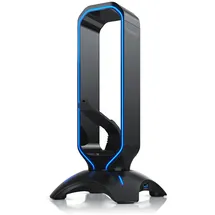 Titanwolf Kopfhörerständer mit 2 x USB 3.2 und Mausbungee Headphone stand mit Farbwechselmodus -