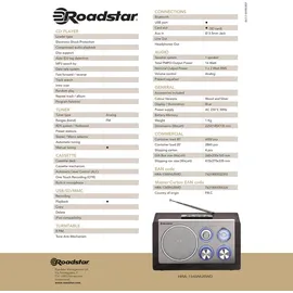Roadstar HRA-1345US