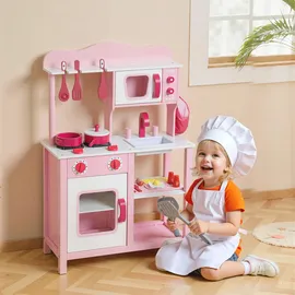 aiyaplay Spiel-Küche Kinderküche mit Backofen, Herd, Spüle (310700)