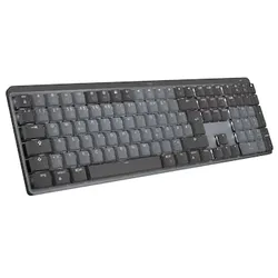 MX Mechanical Grafit, Taktile-Switches (Leise), DE-Layout (Qwertz), Logi Bolt Adapter, Bluetooth, USB-C, Unterstützt von Logi Options+