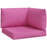 vidaXL Palettenkissen 120 x 80 x 10 cm rosa 3 St.