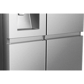 Hisense RS 818 N 4 TIE 1 Side-by-Side (632 l, E, 1790 mm hoch, Inox-Look)