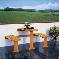 Promadino Gartenmöbelset, Holz, 1-teilig - braun