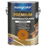 swingcolor Premium Dauerschutzlasur  (Teak, 2,5 l, Seidenglänzend)