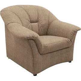 DOMO collection Sessel Papenburg Kunstleder 99 x 84 x 82 cm Braun