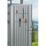 Biohort Werkzeughalter für Gerätehaus quarzgrau-metallic, 2er-Pack (47081)