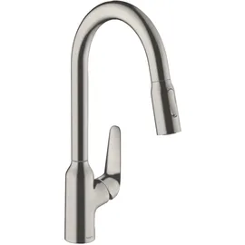 Hansgrohe Focus M42 220 2 jet messing edelstahl Finish 71800800
