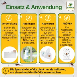 green guardia Fenster Mückenfalle mit Spezial-Lockstoff 3 x 1 St.