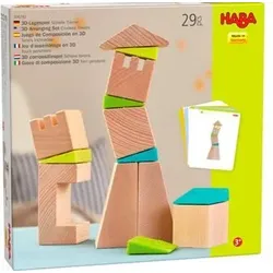 HABA 306792 3D-Legespiel Schiefe Türme