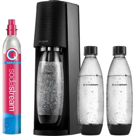 Sodastream Terra black + 3 Flaschen + Zylinder
