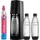 Sodastream Terra black + 3 Flaschen + Zylinder