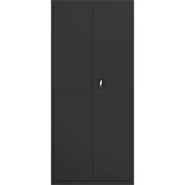 vidaXL Aktenschrank 90 x 40 x 200 cm schwarz