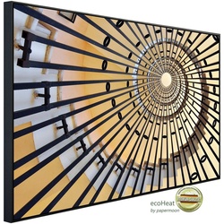 Papermoon Infrarotheizung Wendeltreppe, sehr angenehme Strahlungswärme bunt 60 cm x 60 cm x 3 cm