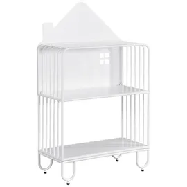 Home Deluxe Kinderregal TODO S 102 x 61 x 28 cm Metall weiß