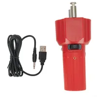 CYRENT Elektrischer Grillmotor für Rotisserie, Grillspieß, Rotatoren mit USB-Kabel, geräuscharm, hitzebeständig, Metall, ABS, für Outdoor-Kochen, Picknick, Grillparty, Party, 5 V