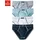 LE JOGGER Slip 4 Stk. Blau / Grau / Weiß 92