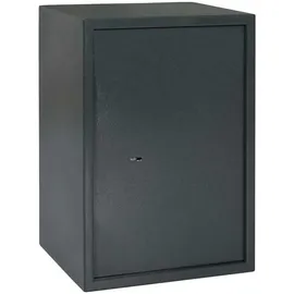 vidaXL Safe Box mit Schloss 31 x 35 x 50 cm, Sicherer Tresor, graue Safe, stylische Aufbewahrung, kompakter Schrank, robuste Box für Heim-Sicherheit