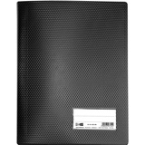 Veloflex 4420480 - Sichtbuch Diamond DIN A4, mit 20 Klarsichthüllen aus dokumentenechter PP-Folie, Sichtfenster, schwarz, Präsentationsmappe, Portfolio Ordner, 1 Stück