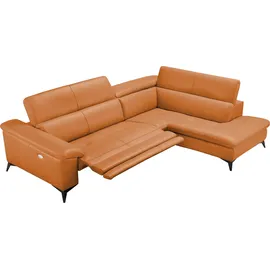 Egoitaliano "Martine, Multifunktionssofa mit Komfortfunktionen, edel und bequem", mit Ottomane, elektrischer Relaxfunktion und Kopfteilverstellung