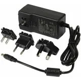 Allnet Ersatznetzteil 12V5A EU Type schwarz mit Adapter EU US UK, Universalladegerät