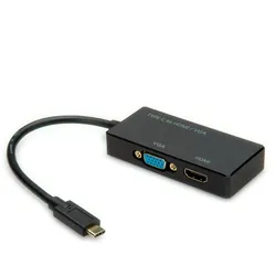 VALUE Display Adapter USB Typ C - VGA / HDMI