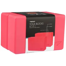 Avento Yoga Block - Set Mit 2 Stück - Pink