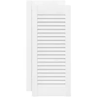 vidaXL Schranktüren Lamellen-Design 2 Stk. 61,5 x 29,5 cm