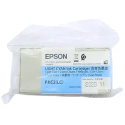 Original Epson Tinten Patrone PJIC2 hell blau für Discproducer 50 100 Blister