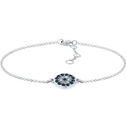 Elli Evil Eye Kristalle Silber Blau Damen 